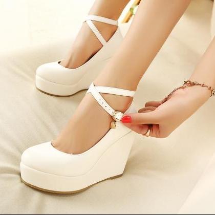 shoes with round ball heels