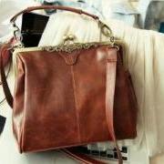 fashion Vintage Hollow Satchel Tote Shoulder Bag & Handbag