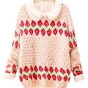 Strawberry Patterns Sweater
