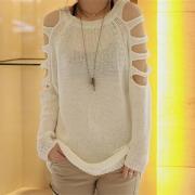 Strapless Pullover Long Sweater
