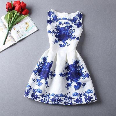 Fashion summer dresses for women vestidos de festa white sleeveless dress