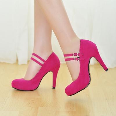Hot Selling Fashion Style Women Pumps PU Sexy High Heels platform Wedding Shoes