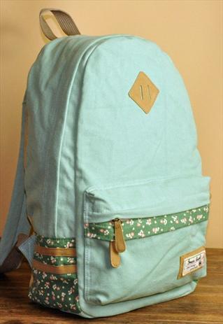 mint green bookbag