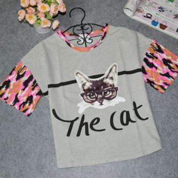 Cat Printed T -shirts 