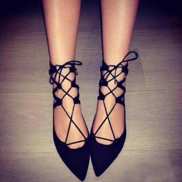 gladiator ballerina shoes