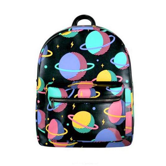 Harajuku Planet Pattern Backpack on Luulla
