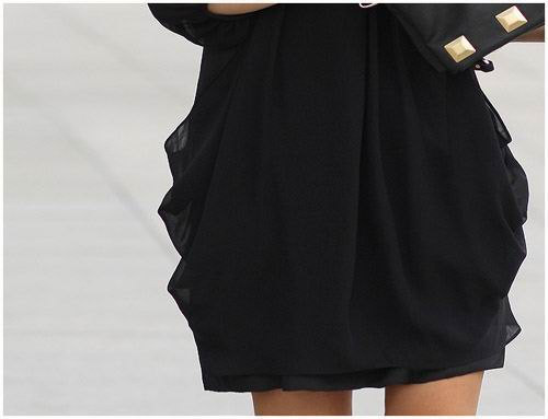 Crew Neck Trendy Party Club Mini Skirt Blouse Lotus Leaf Lantern Sleeve ...