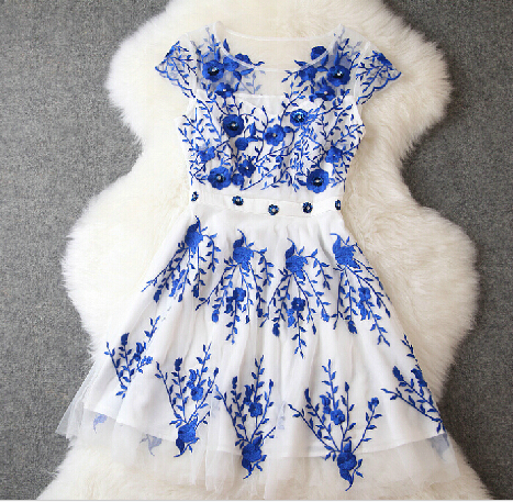 The Plum Flower Dress Embroidery Beading on Luulla